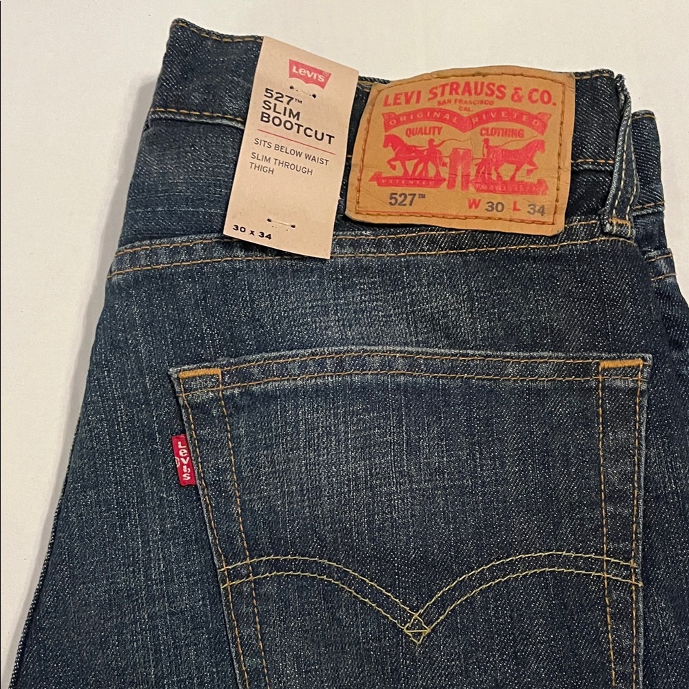 Levi's 527 Men's Bootcut Jeans - Dark Blue NWT